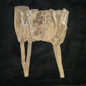 Unbranded Women's Gold Vest